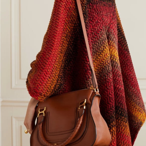 Chloe Marcie Medium Tan handbag - Picture 9 of 10